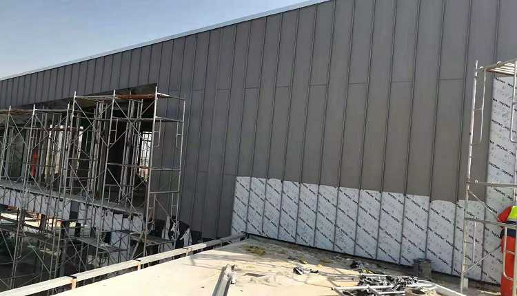 拓佳yx25-330钛锌板墙面工程